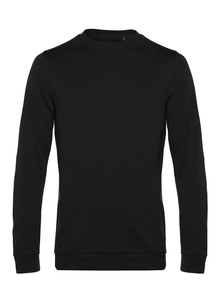 Black crewneck sweatshirt